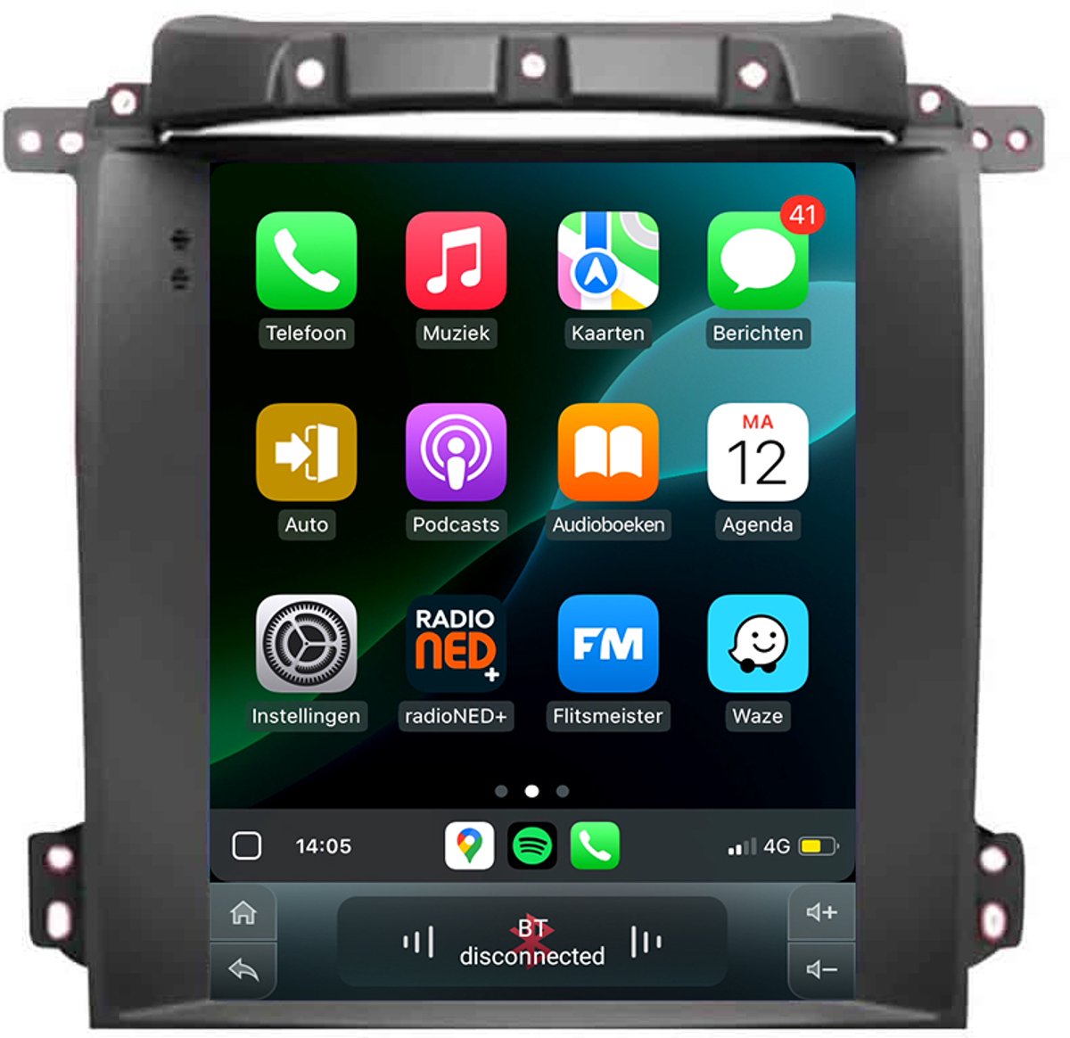 Carplay autoradio voor Kia Sorento | 2002 t/m 2006 | Android 13 | Draadloos Apple CarPlay & Android Auto | 2GB + 32GB | 4-Core Processor | Cartronix | 2002 2003 2004 2005 2006 | Bluetooth & Wifi