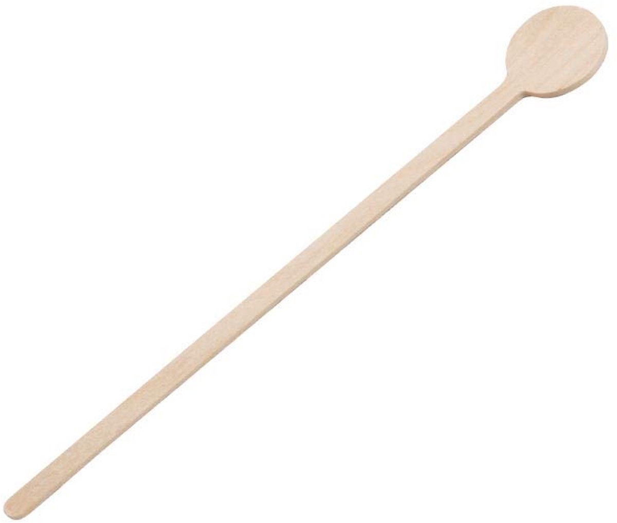 100 Stuks Biologisch Afbreekbare Houten Cocktail Roerstaafjes 15cm