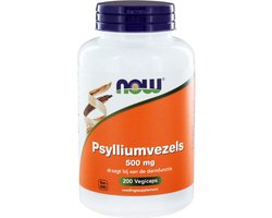 NOW Psylliumvezels 500 mg (200 vegicaps)