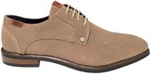 Berkelmans Oran Piedra Print P990 Nette Veterschoenen Beige Leer Heren - Beige - 44