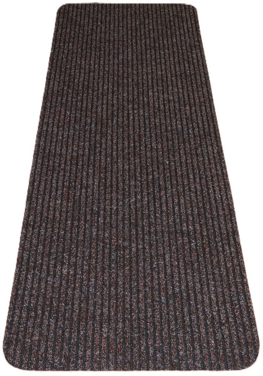 Prima Heavy Duty - Keukenmat - donker bruin - zwart - 60x160cm - antislip