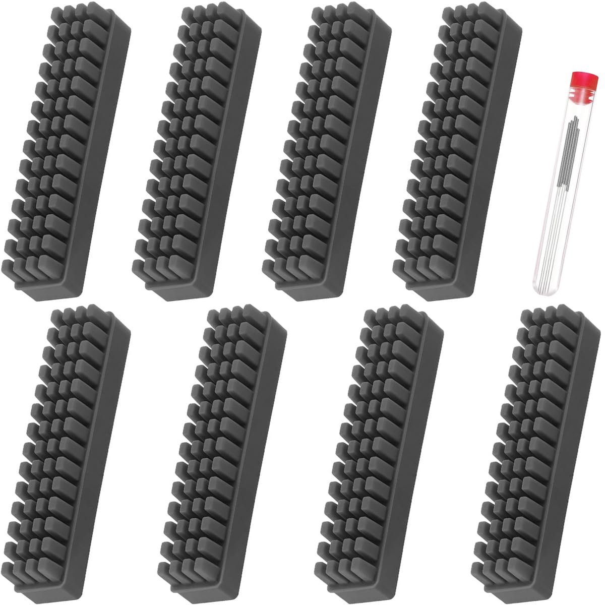 Siliconen Mondstukborstel Set voor 3D Printer Hot-Ends Reinigingsgereedschap 8 Stuks