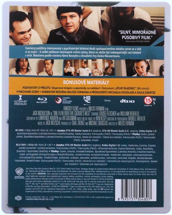 One Flew Over the Cuckoo's Nest [Blu-Ray 4K]+[Blu-Ray], Dean R. Brooks ...