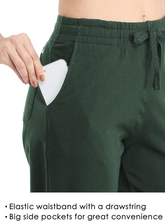 Lange Bermuda Shorts voor Dames met Zakken - Katoen voor Yoga en Sport — afbeelding 4