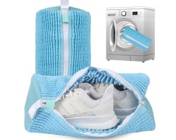 Schoenwaszak voor Wasmachine - 2 Stuks Waszak voor Wasdroger & Wasmachine - Herbruikbare Reinigingshoes voor Sneakers - 360° Diepe Reiniging Geschikt voor Alle Schoenen - Met Zelfsluitende Rits