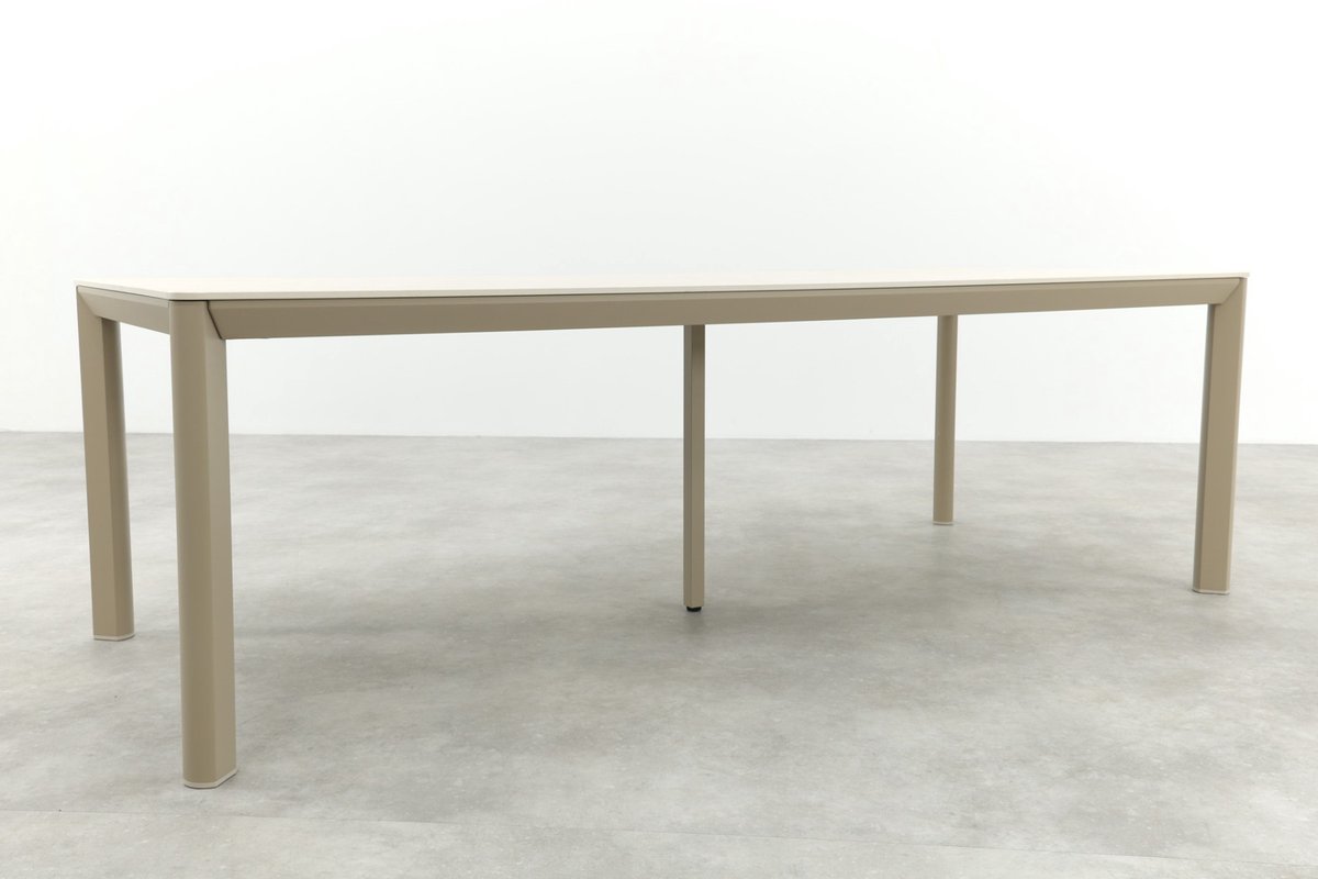 Hartman Kyra table à manger de jardin 240x100 cm - Latte