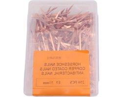 Hoefnagels voor Paarden, 250 stuks koperen precisie hoefnagels, 51mm lang, roestvrij, hoge treksterkte, dierenbenodigdheden, hoefverzorging, paardensport