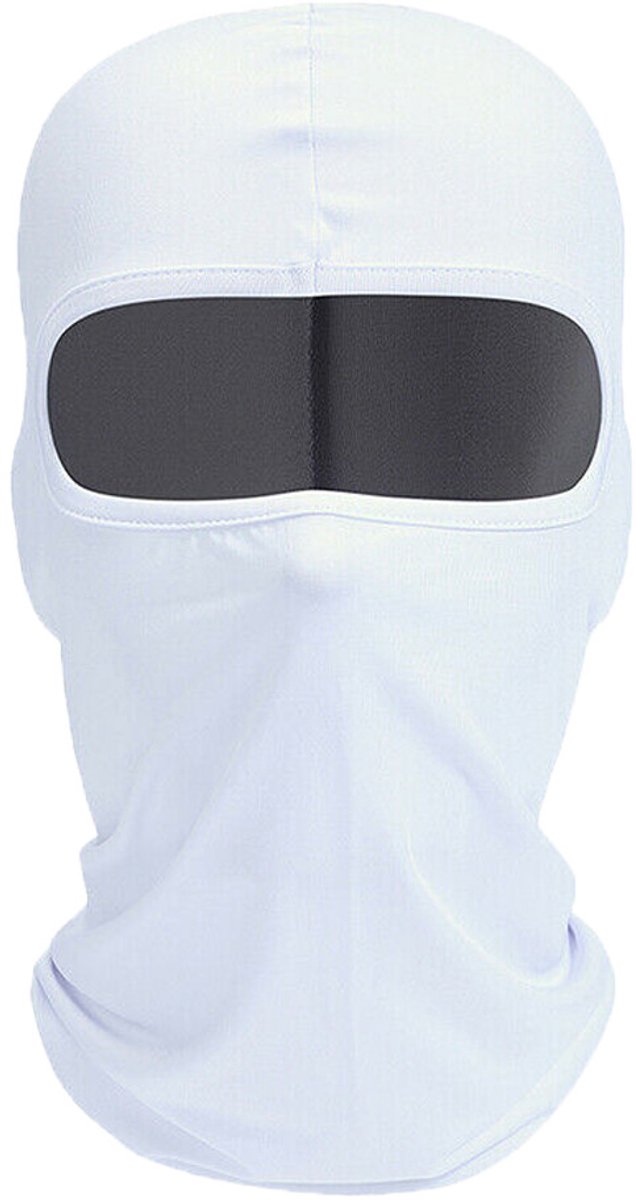 Gezichtsmasker Balaclava Bivakmuts Mask Helmmuts Winddicht Wintermasker Ski/Motor/Outdoor masker Mondmasker Nekwarmer/halswarmer Universeel – Jonyx Wit