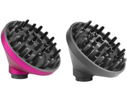 geschikt voor Dyson Airwrap stylingtool HS05 HS01, geschikt voor Dyson Airwrap stylingtool om te bouwen tot een föhn (roze, grijs).