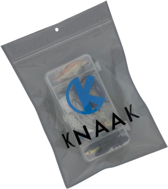 Kit de pêche Knaak 120 pièces - Set d'articles de pêche - Set Leurres, hameçons, Tools et appâts - Set tout-en-un