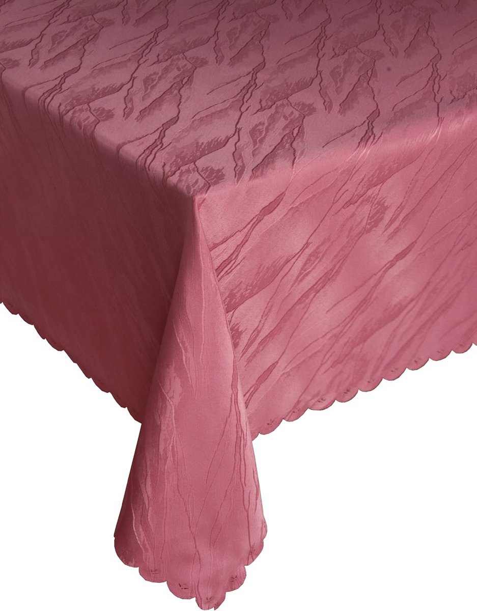Tijdloos Damast Tafelkleed Rechthoekig met Marmerpatroon - Diverse Kleuren en Maten