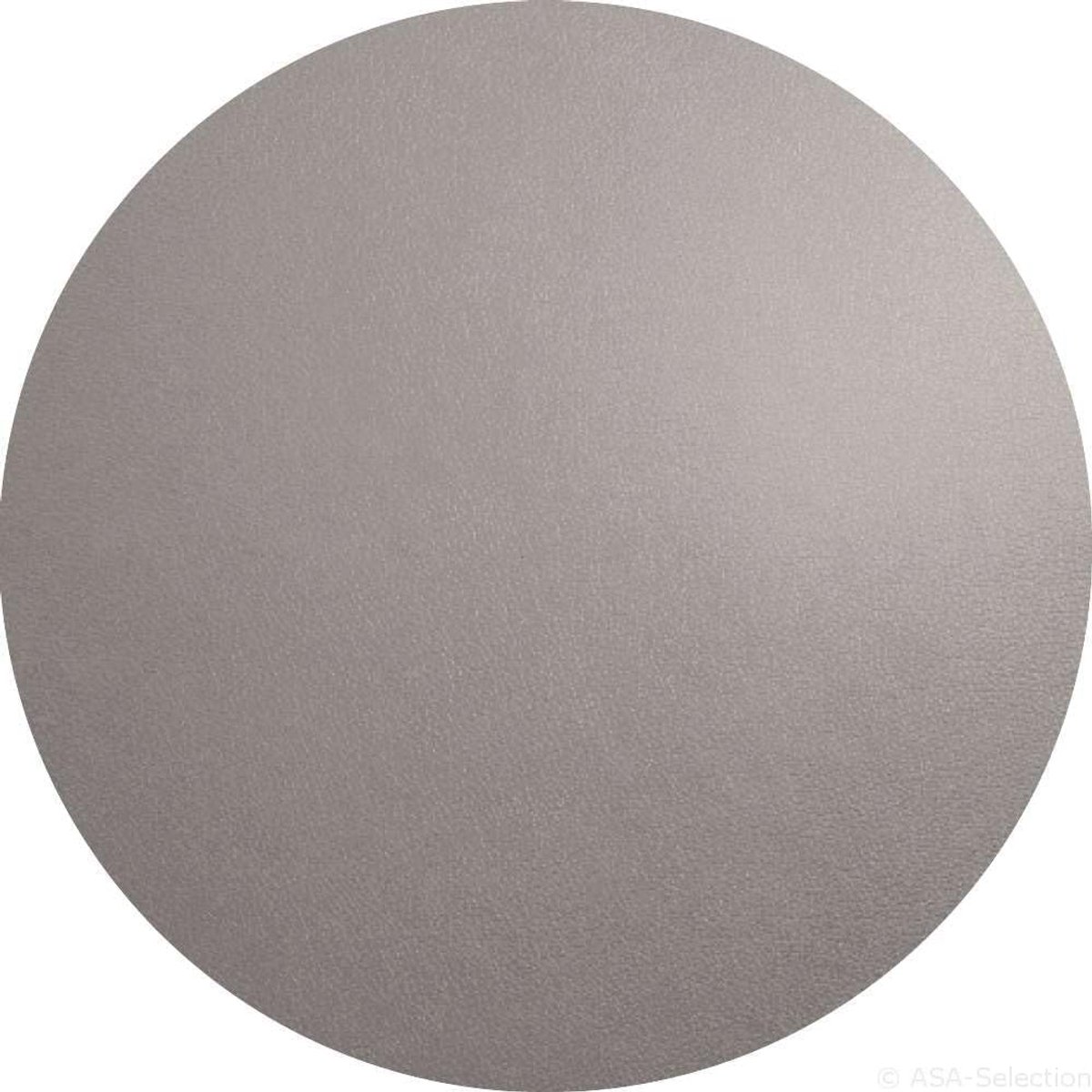 Ronde Placemats Kunstleer Grijs - Tafelbescherming Ø 38 cm