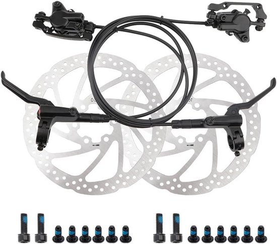 Lixada Hydraulische Schijfrem – Voor- En Achterzijde, Voor MTB, Vouwfiets & 160mm Rotor, Aluminium