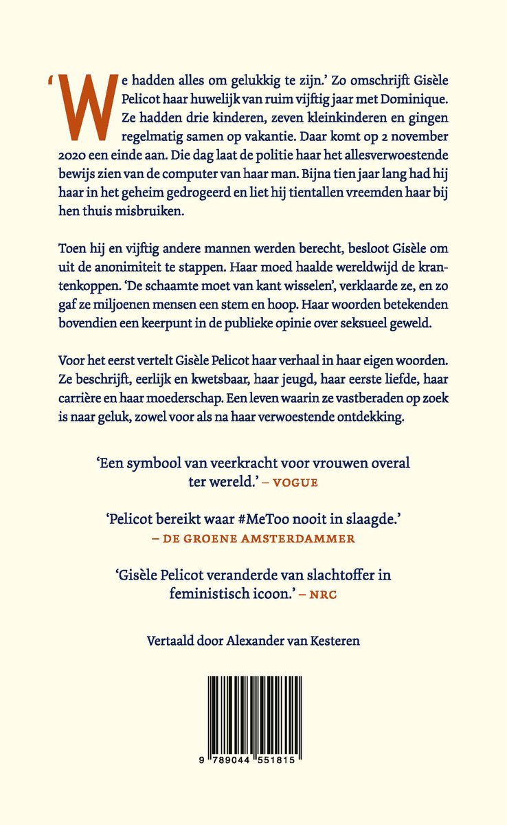 Ode aan het leven - back cover