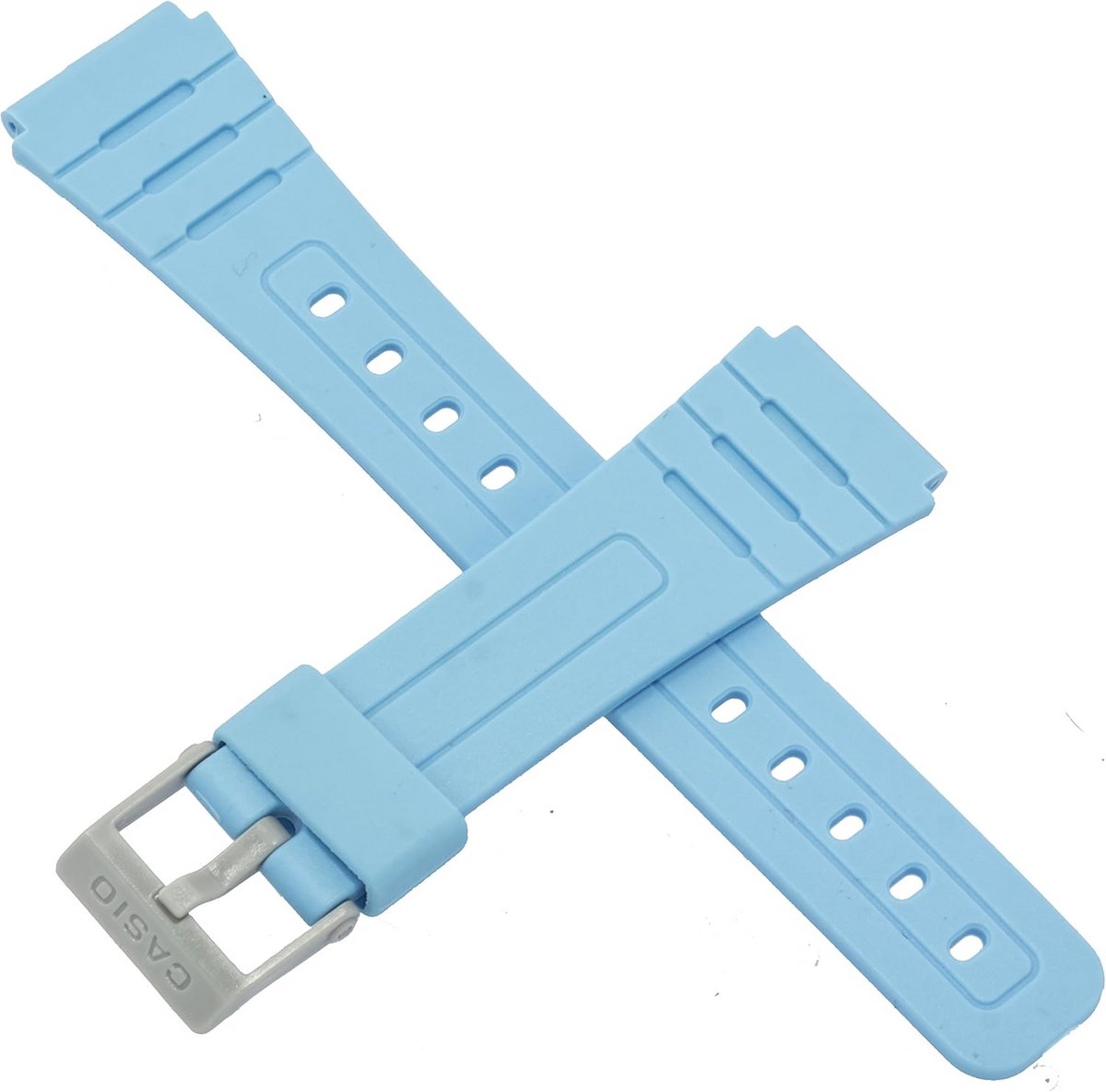 Vervangende Horlogeband voor F-91WC-2A F 91WC 91 - Helderblauw