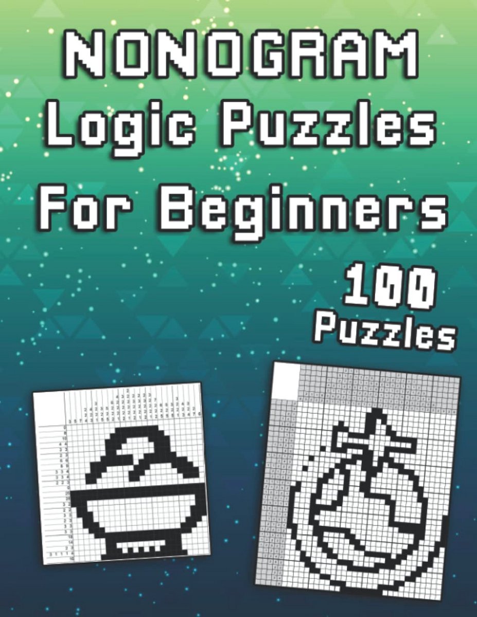 Logische Puzzelboek met Nonogrammen en Hanjie Moeilijkheidsgraden