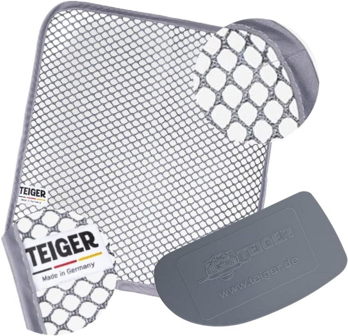 Set van Mesh Reinigingsdoek en Flexibele Deegschraper voor Hardnekkig Vuil