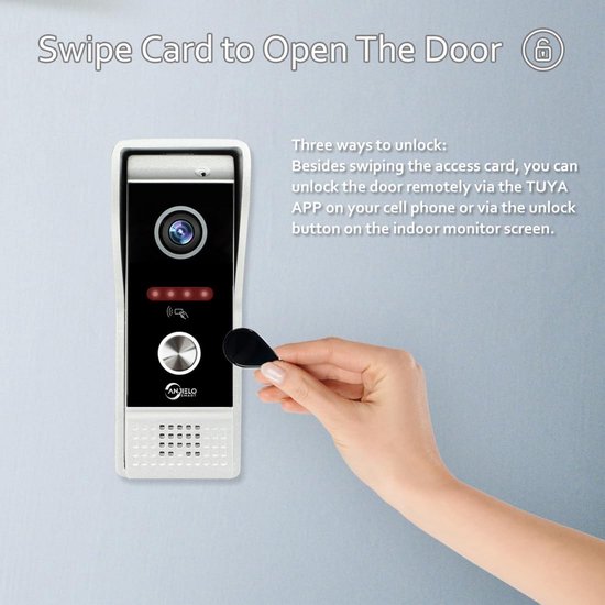 1080P Video Deurintercom Systeem met 10 inch Touchscreen en Bewegingsdetectie van Scomart. — afbeelding 3