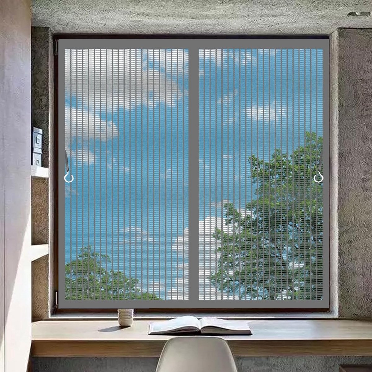 Magnetische Hordeur voor Binnendeur en Buitendeur - Extra Sterke Magneetbevestiging, Insectenwerend, Eenvoudig te Installeren