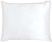 Dore & Rose - Zijden Kussensloop 60x70 - Silk Pillowcase - Gemaakt Van De hoogste Kwaliteit 23 Momme Moerbeizijde - Premium Kussensloop Geschikt Voor Ieder Huidtype - Wit
