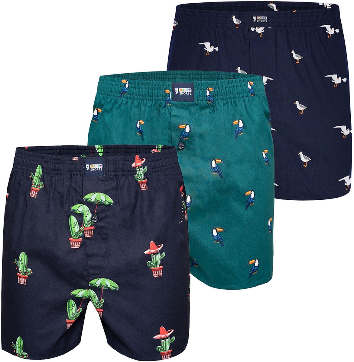 Happy Shorts Boxermotieven