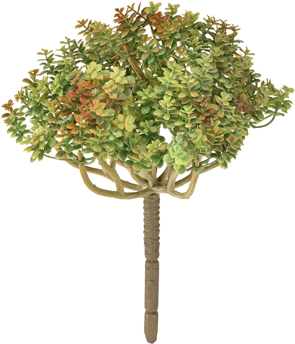 Viana Mini succulente kunstgroene kunstplant met stengel H23cm groente