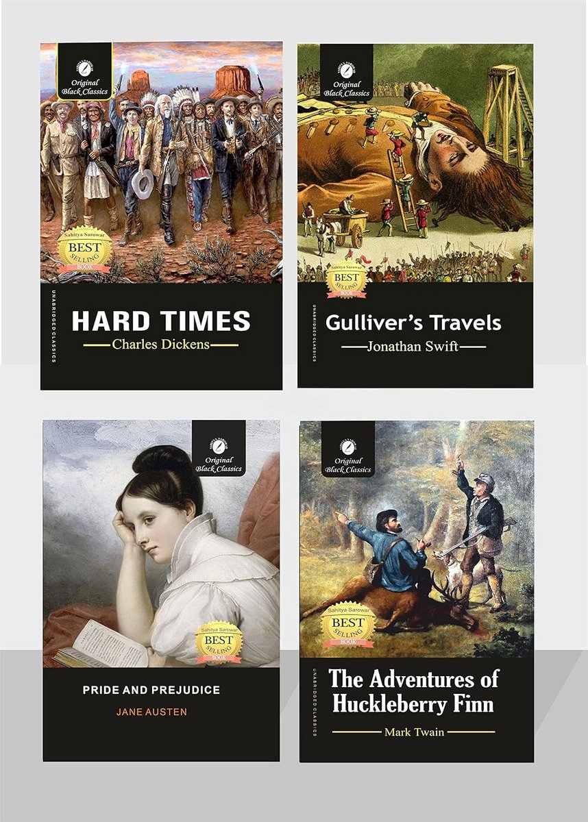 Verplichte Engelse Literatuur Boeken Set voor UPSC Examen - 4 Klassiekers
