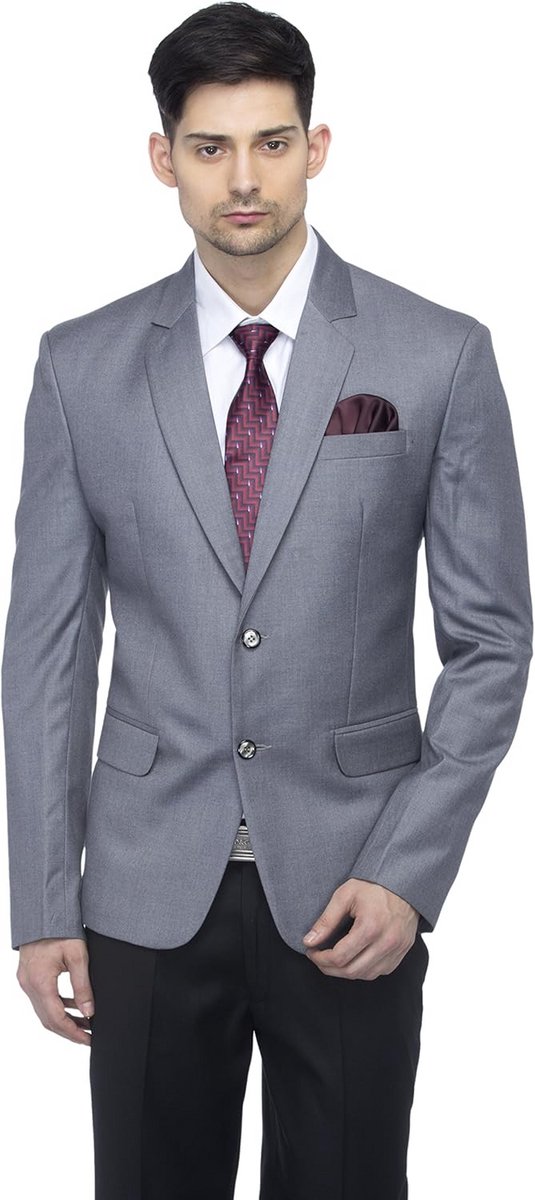 Slanke Elegante Heren Blazer met Enkele Rij Knopen voor Verschillende Gelegenheden