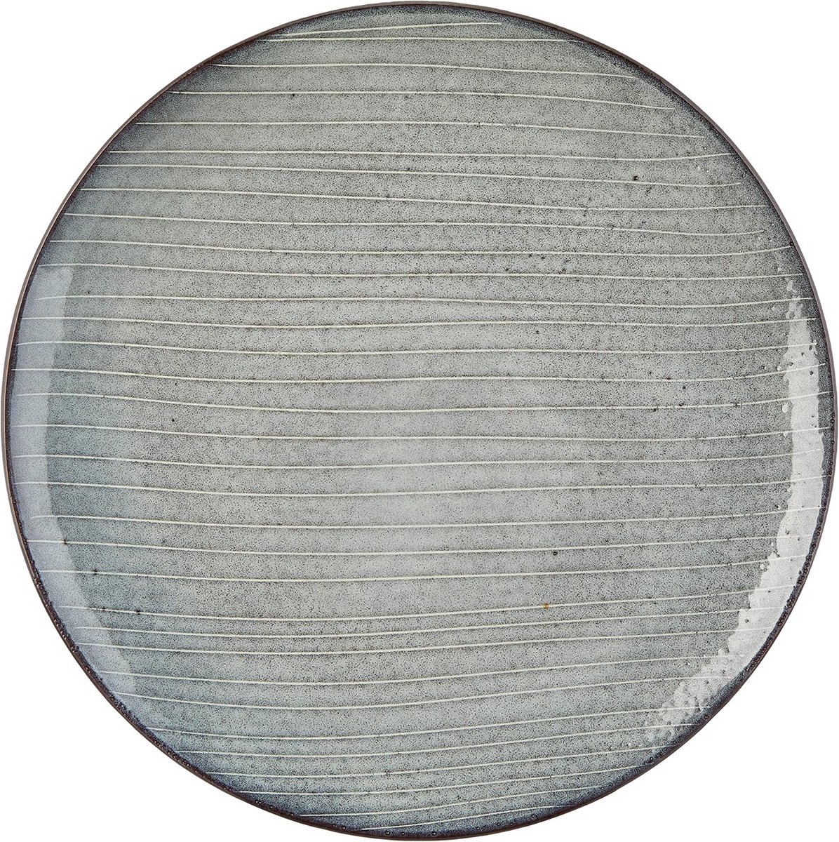 Rond Eetbord Nordic Sea 26 cm Blauw-Grijs Servies