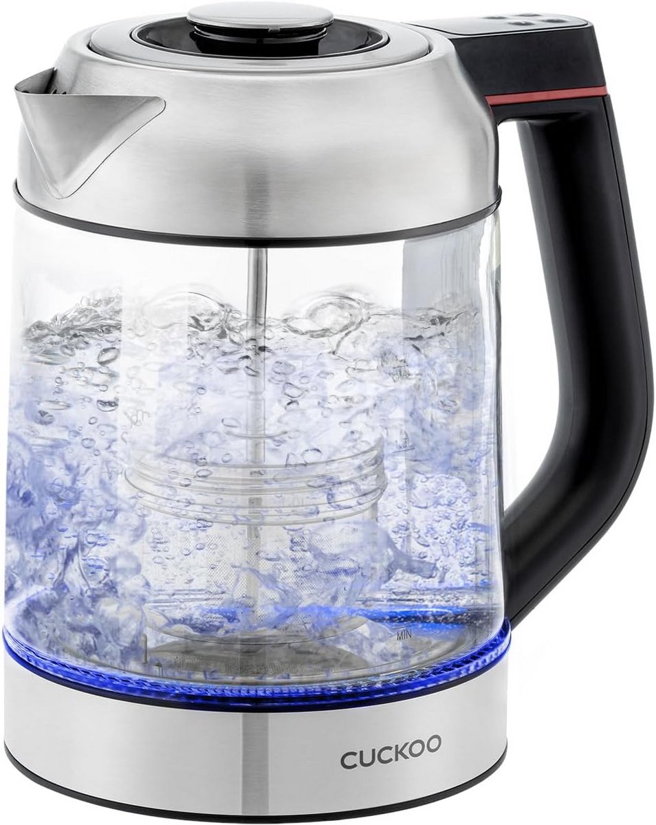 Elektrische Waterkoker met Temperatuurcontrole en Infuser - 1,7 Liter Glas