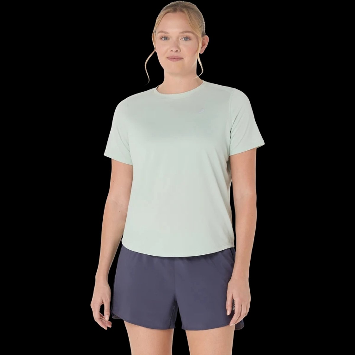 Core SS Hardloop T-shirt Dames Lichen Rock Grijs
