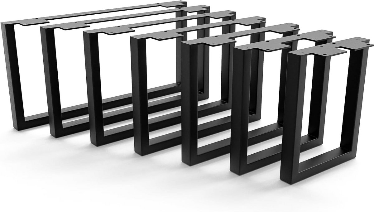 Set van 2 Hoge Meubelpoten Grijs Voor Kast Bank of Bed 45 cm
