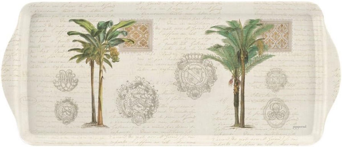 Vintage Palm Study Sandwichschotel - Stijlvol Serveergerei
