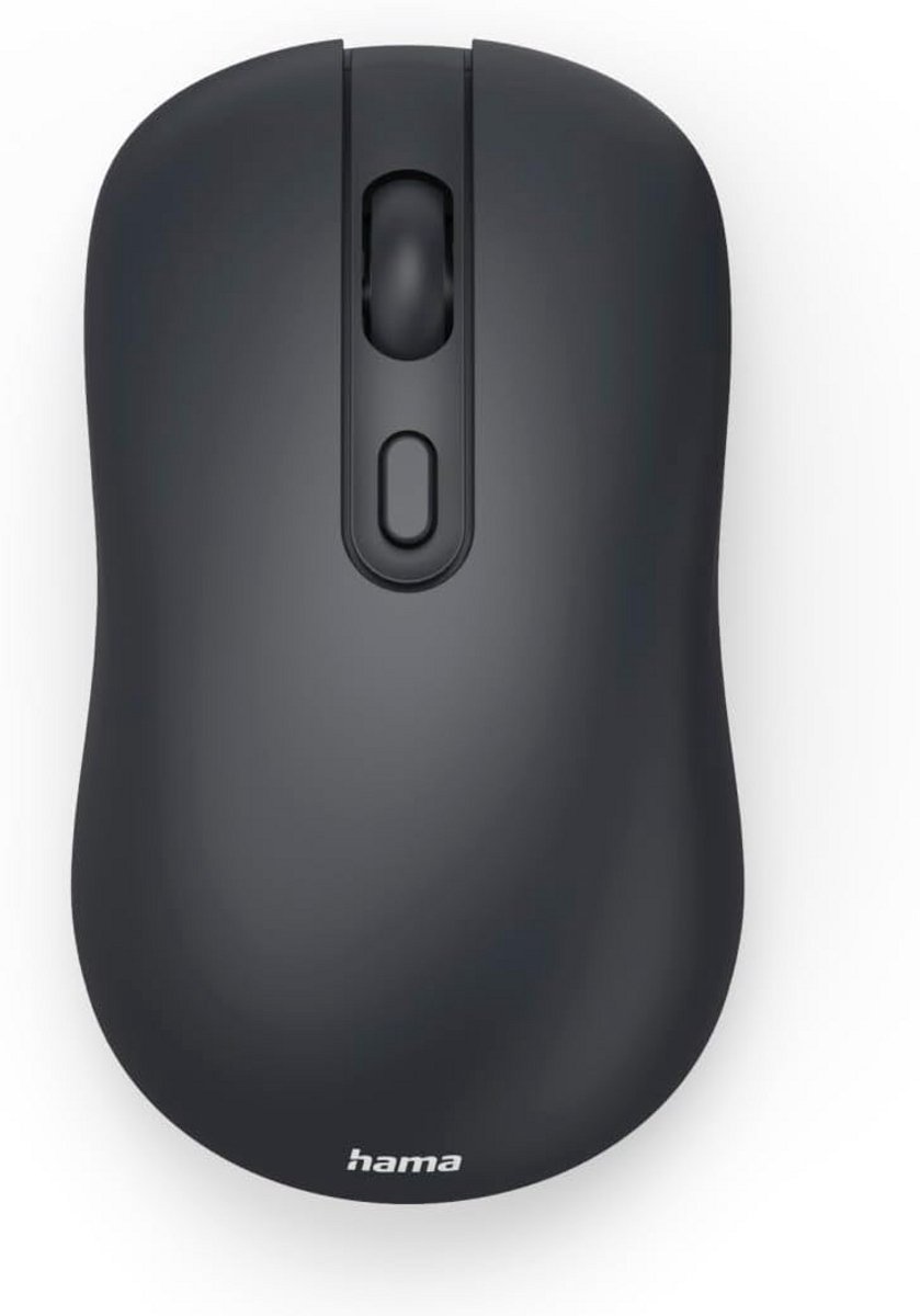 Stille Draadloze Optische Muis Zwart 4 Knoppen 1600 dpi Plug-and-Play