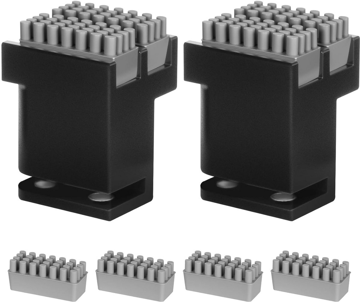 2 stuks Reinigingsborstels voor 3D Printer Nozzles - Inclusief 4 Siliconen Borstels