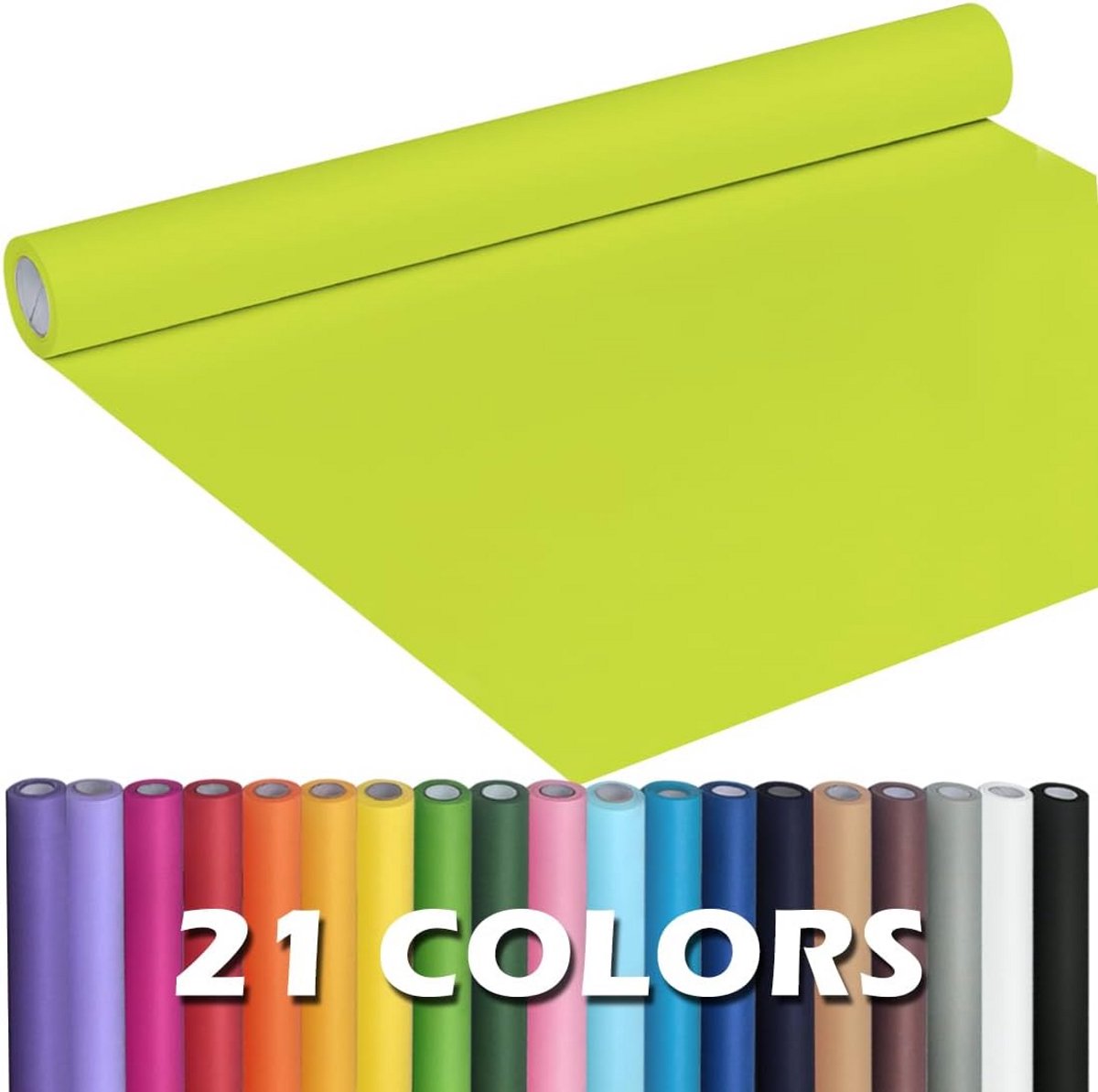 Grote Rol Kraftpapier Neon Groen - Ideaal voor Cadeauverpakking, Knutselen en Schilderen - 44,5 cm x 24,4 Meter