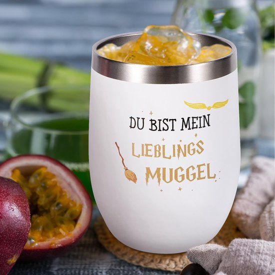 Gepersonaliseerde Koffiemok 'Du Bist My Favorite Mugel' - Grappig Cadeau voor Vriend, Vriendin of Verjaardag — afbeelding 4
