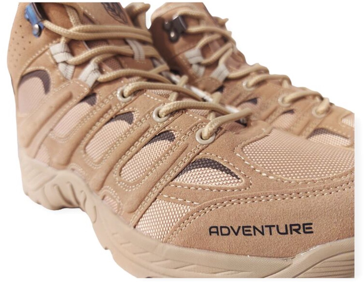 Adventure Wandelschoen Zermatt Zand Lichtgewicht en Ademend Geel