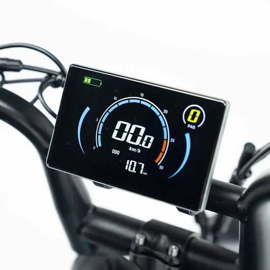 Vilolux Fatbike electrisch - Fatbike C80 Mini - NARDO GREY- voorrek - Legaal - Rijklaar geleverd - 16 inch - Niet opvoerbare fatbikes - 2 Jaar garantie - Hydraulische remmen - Alarm van Vilolux — afbeelding 5