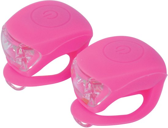 Dresco Siliconen Roze Fietsverlichting — afbeelding 5
