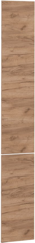Vicco R-Line Façade de cuisine – 29.6 x 196 cm façade de meuble pour l'armoire à pharmacie haute Chêne doré puissant