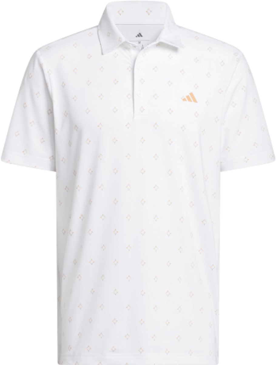 Adidas Ultimate ESCE Print Heren Golfpolo Wit