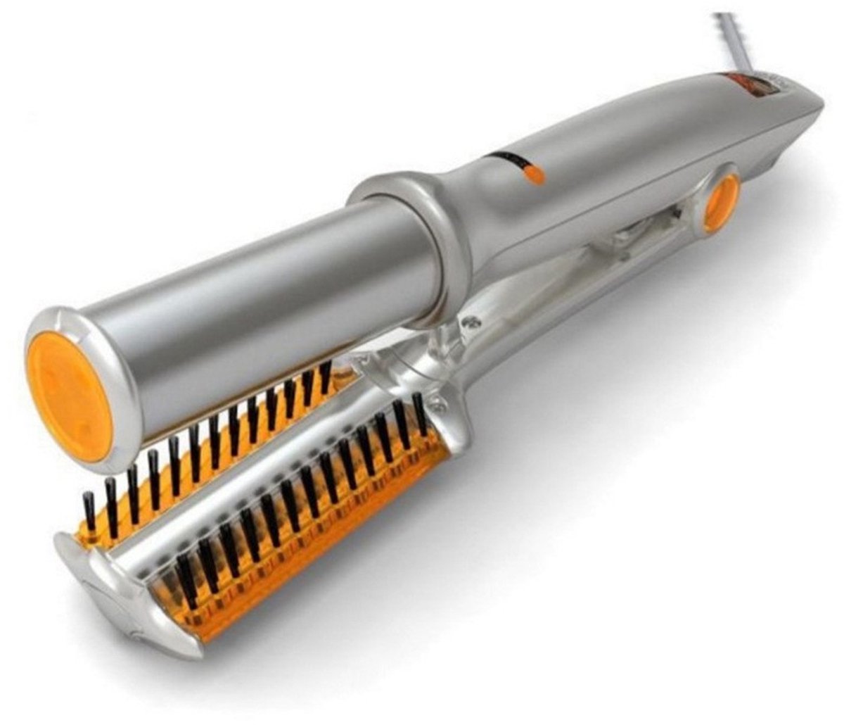 longziming -Lonische stijltangborstel - Keramische anioncoating - Snel steil maken en herstellen van droog haar - Voor alle haartypes
