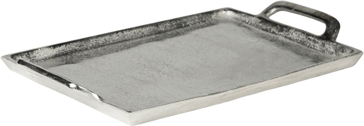 dienblad silver look 35x22cm