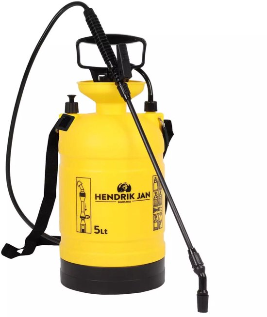 Hendrik Jan - Drukspuit - 5L - Extra stevig voor professioneel gebruik van Merkloos	 — afbeelding 5
