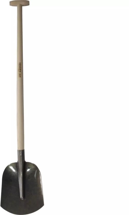 Hendrik Jan - Zandschop - T-handvat - Steel 100 cm - Essenhout van Hendrik Jan — afbeelding 4