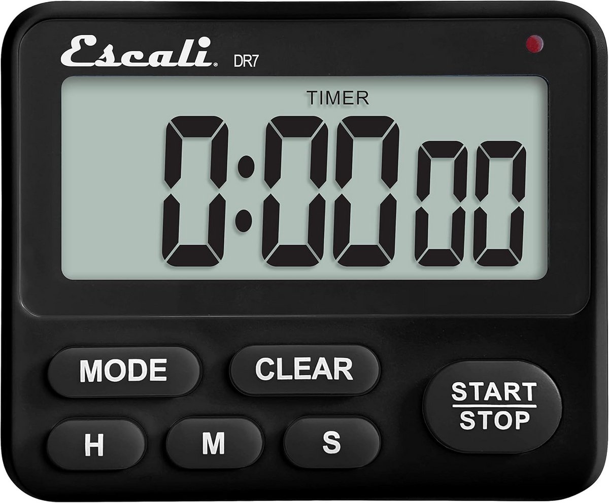 Extra Luide Digitale Keukentimer met Aftel- en Overtijd Teller