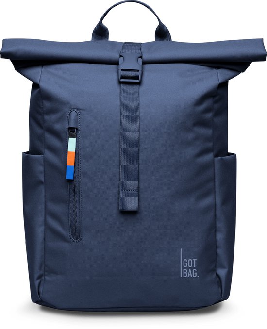 GOT BAG Rugzak ROLLTOP EASY small | Rolltop rugzak met 14” laptopvak | Kleine waterafstotende dagrugzak 15 L