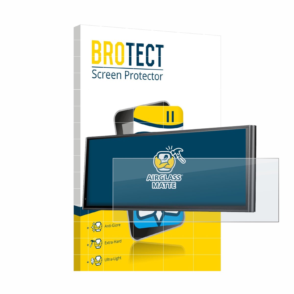 BROTECT - Screenprotector voor Krunia 9.26" - Folie Beschermfolie Beschermglas matte