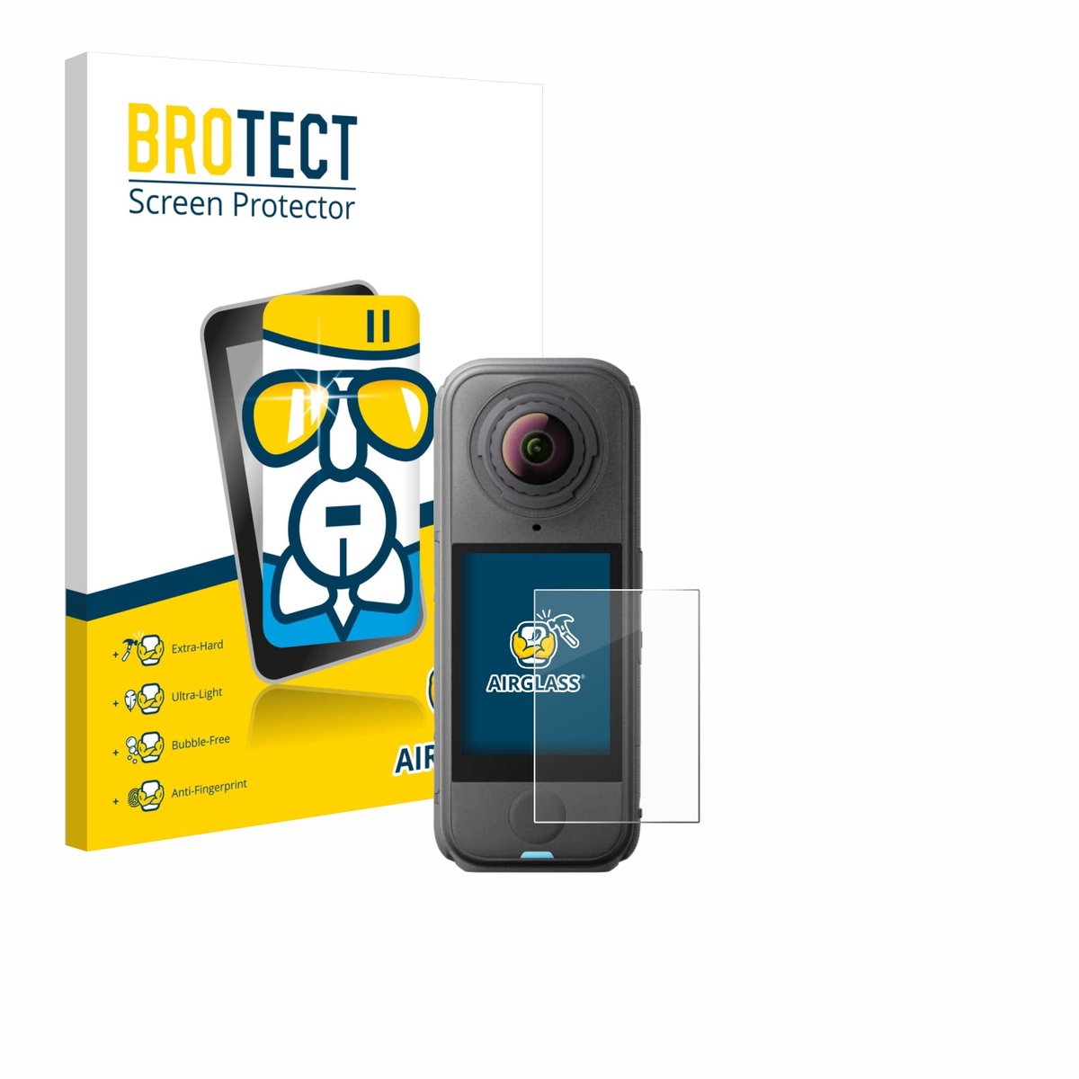 Screenprotector voor Insta360 X4 Air Beschermglas transparant